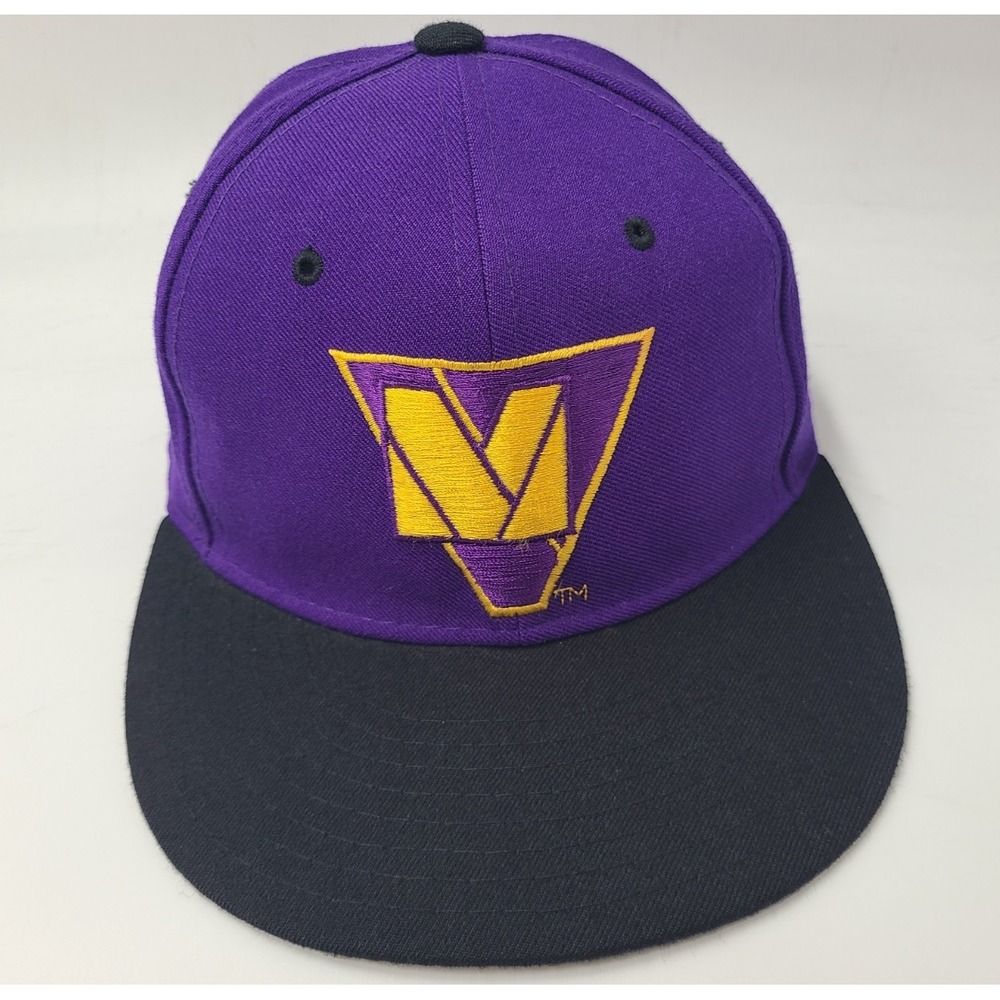 Vintage‎ Minnesota Vikings New Era 59Fifty Pro Model Fitted 7 Hat Cap Wool NFL